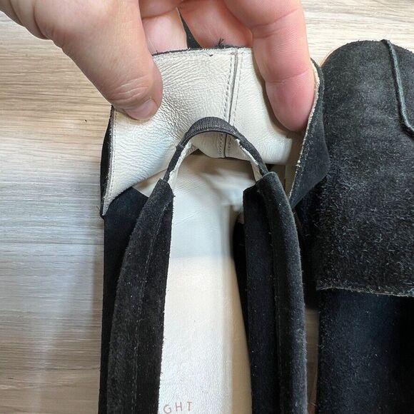 Bird of Flight Riley Ankle Shoes Women's Size 8 Suede Leather Slip On Bootie - Picture 8 of 14